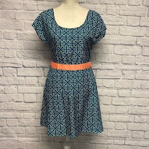 Roxy Geometric Print Cut Out Dress Size Medium